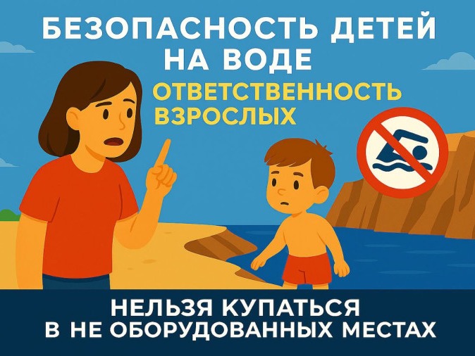 Безопасность несовершеннолетних на водных объектах.